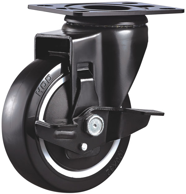 帶刹（shā）車活動腳輪