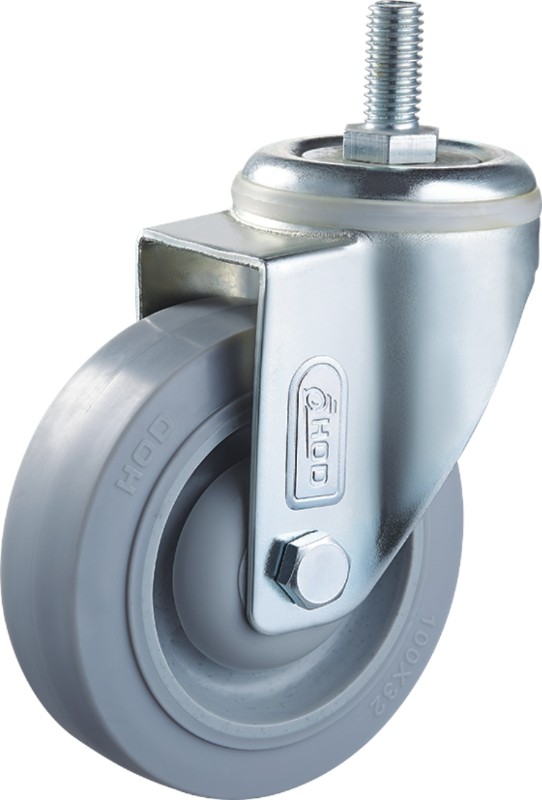 灰色絲杆萬向（xiàng）腳輪