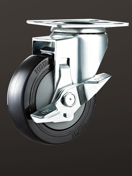 平底（dǐ）邊刹PU輪