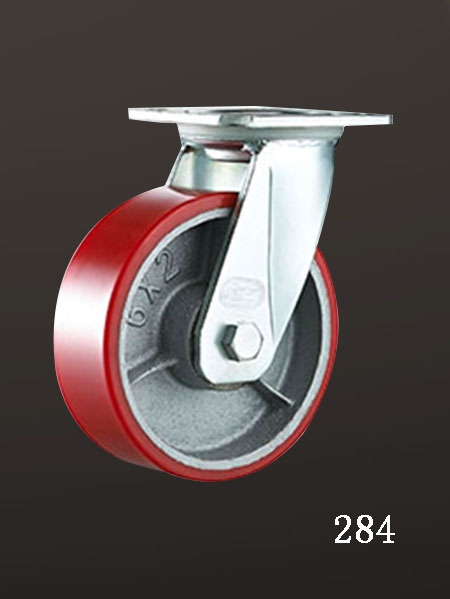 萬向鐵芯腳輪,平（píng）底活（huó）動（lron Core PU）輪