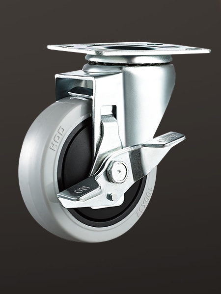 平底邊刹PP腳（jiǎo）輪