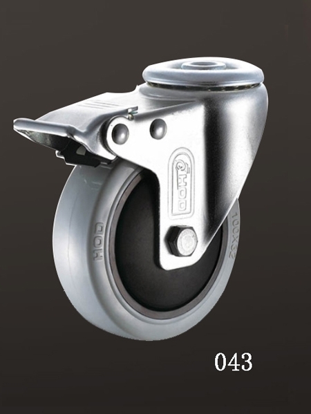 孔頂雙刹聚丙烯（xī）腳輪