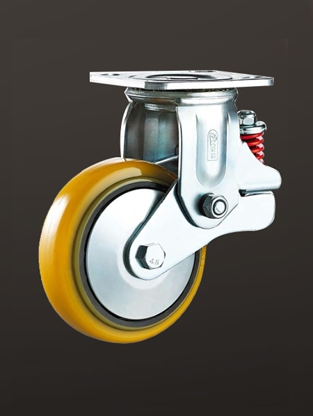 固定PU減震腳（jiǎo）輪