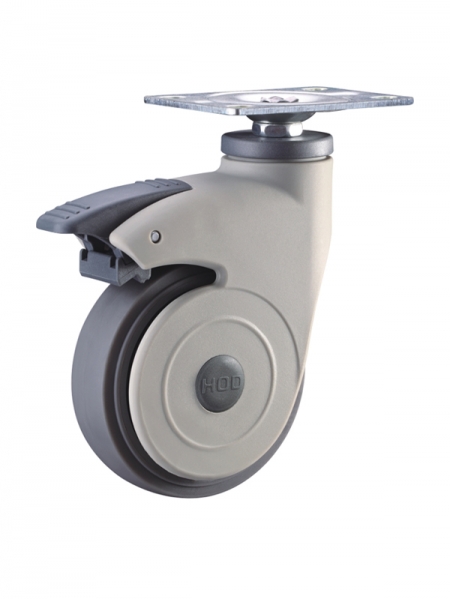 TPR615 平底塑料雙刹（shā）