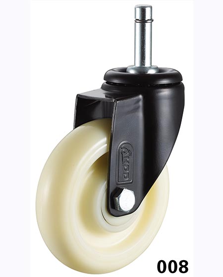 光杆活動尼龍腳輪