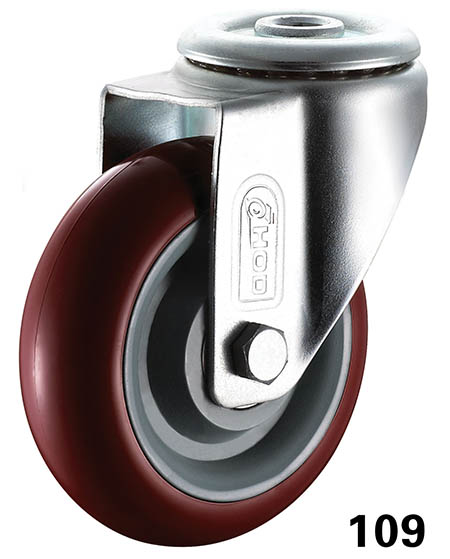 棗紅色3寸萬向腳輪 棗紅色3寸(cùn)萬向腳輪