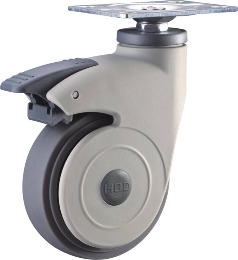 平底帶刹車醫療腳輪