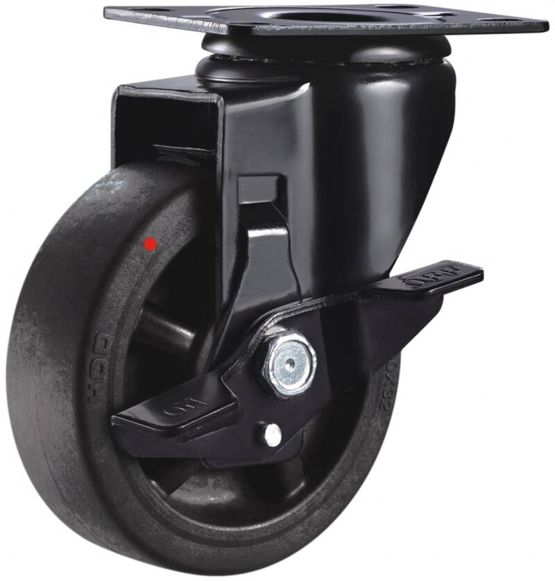 平（píng）底帶刹（shā）車萬向腳輪