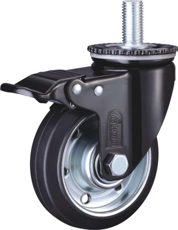 2.5寸橡膠（jiāo）腳輪