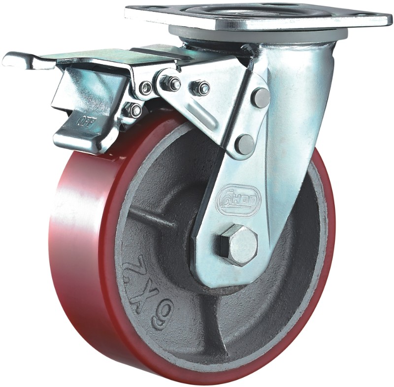 紅（hóng）色腳輪