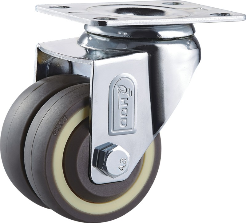 雙（shuāng）輪式萬向腳輪