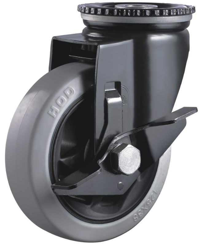 灰色軟（ruǎn）橡膠腳（jiǎo）輪