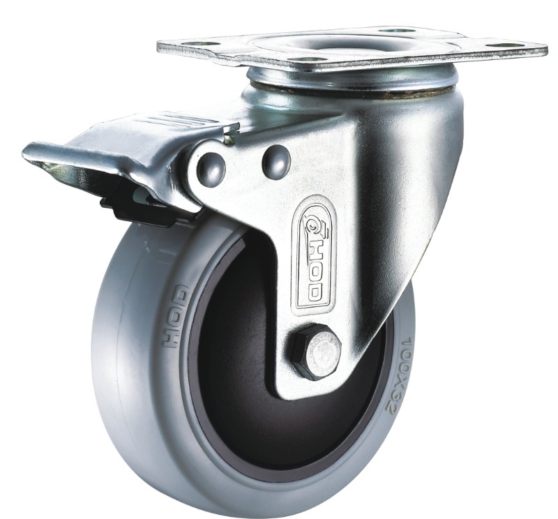 灰色橡（xiàng）膠腳輪